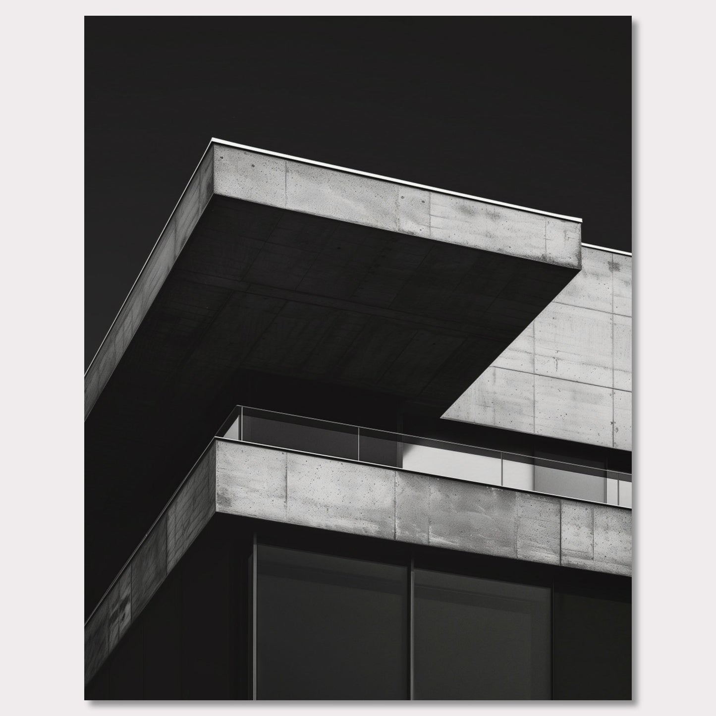Poster titled 'Concrete Silence' from ArtDarts