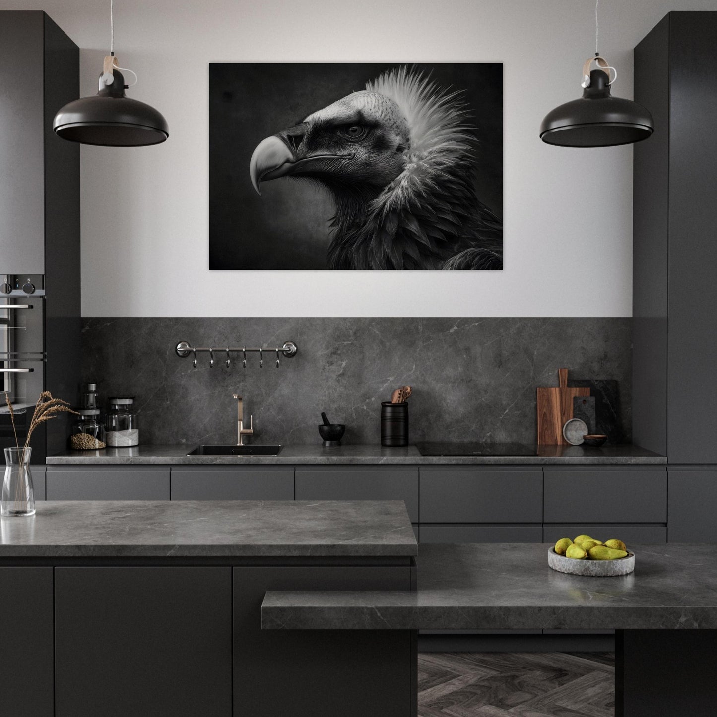 Poster titled 'The gaze of a vulture' from ArtDarts