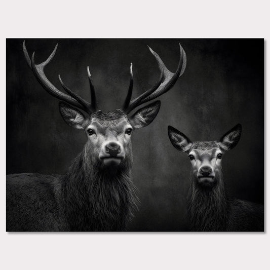 Poster titled 'The poise of deer' from ArtDarts