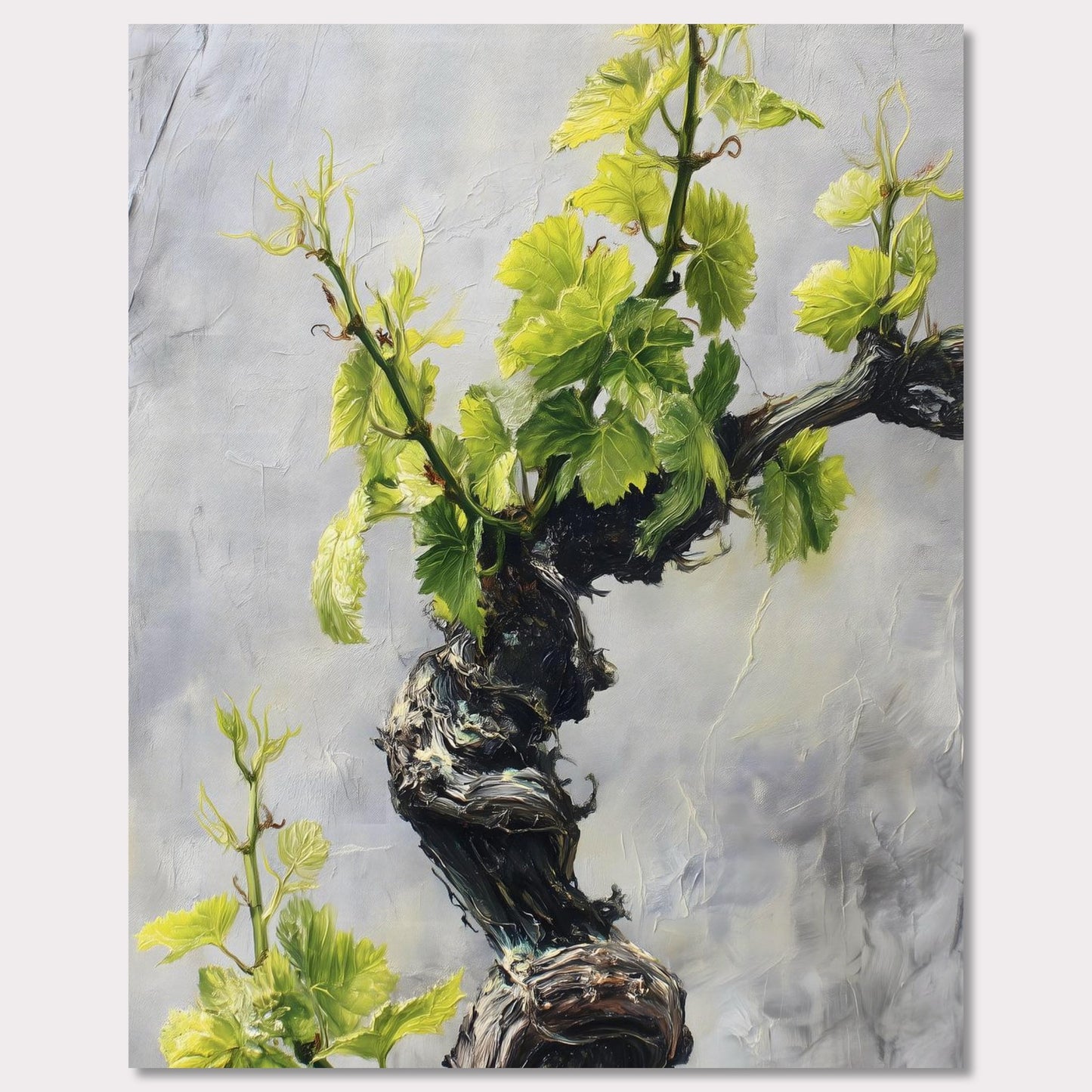 Poster titled 'Vine Awakening, Alpine Wall' from ArtDarts