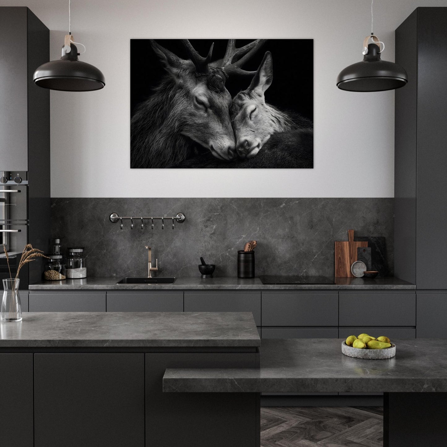 Poster titled 'The tenderness of deer' from ArtDarts