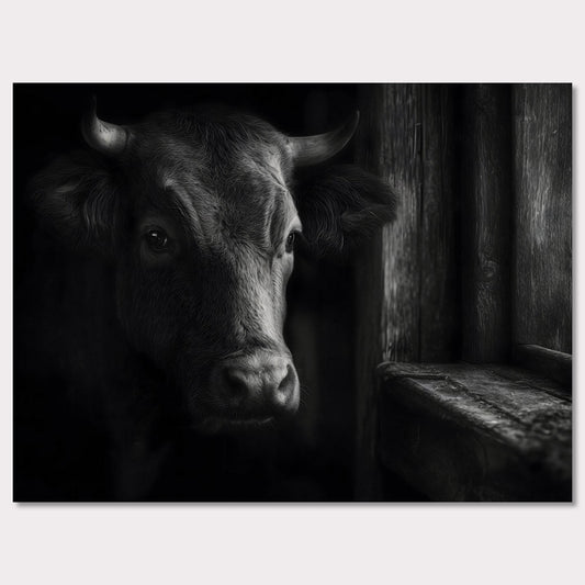 Poster titled 'The silence of a cow' from ArtDarts