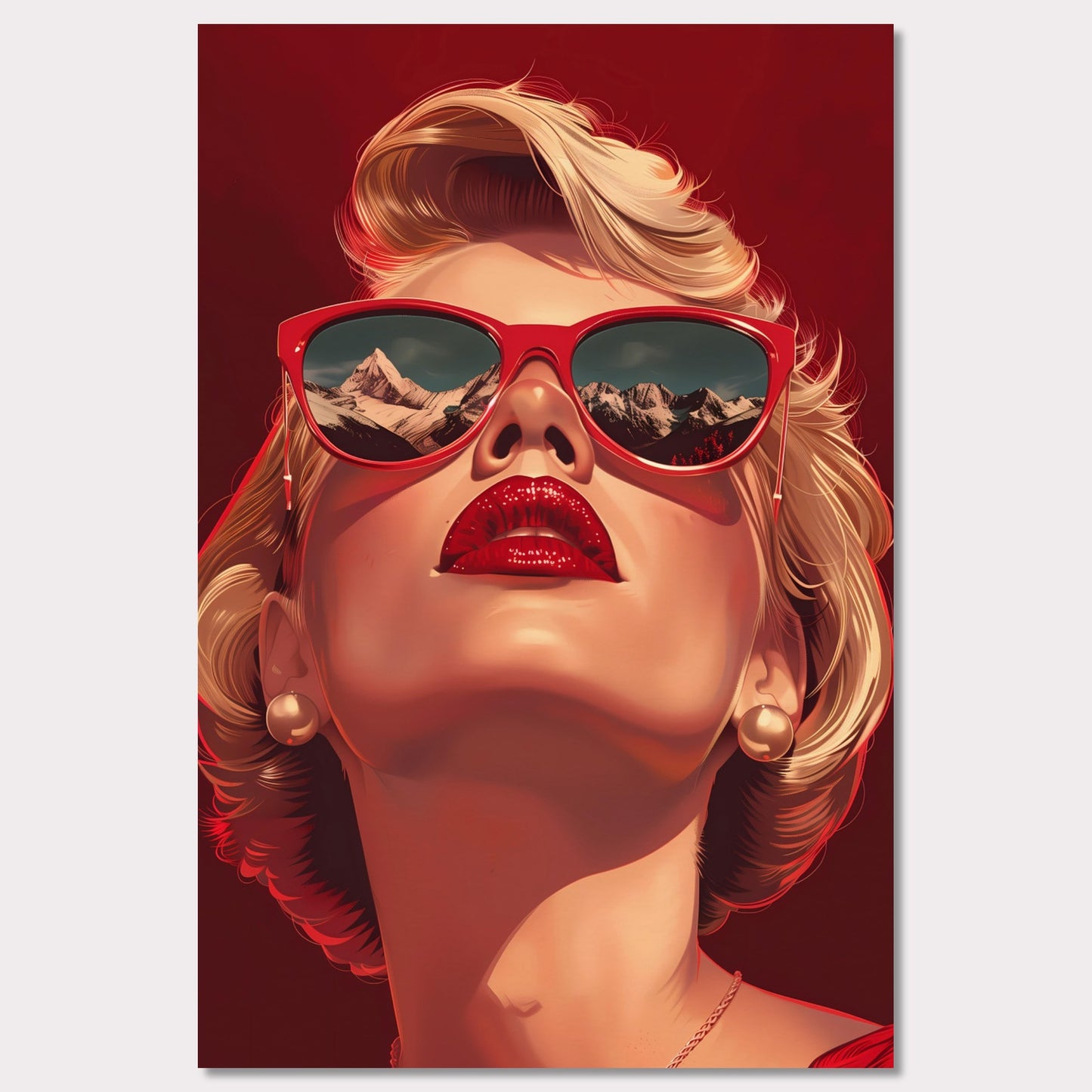 Poster titled 'Alpine Glamour' from ArtDarts