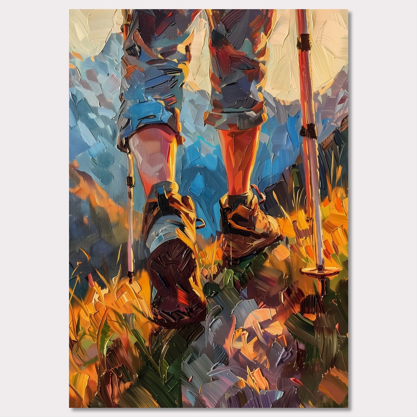 Poster titled 'The Traveler’s Path' from ArtDarts