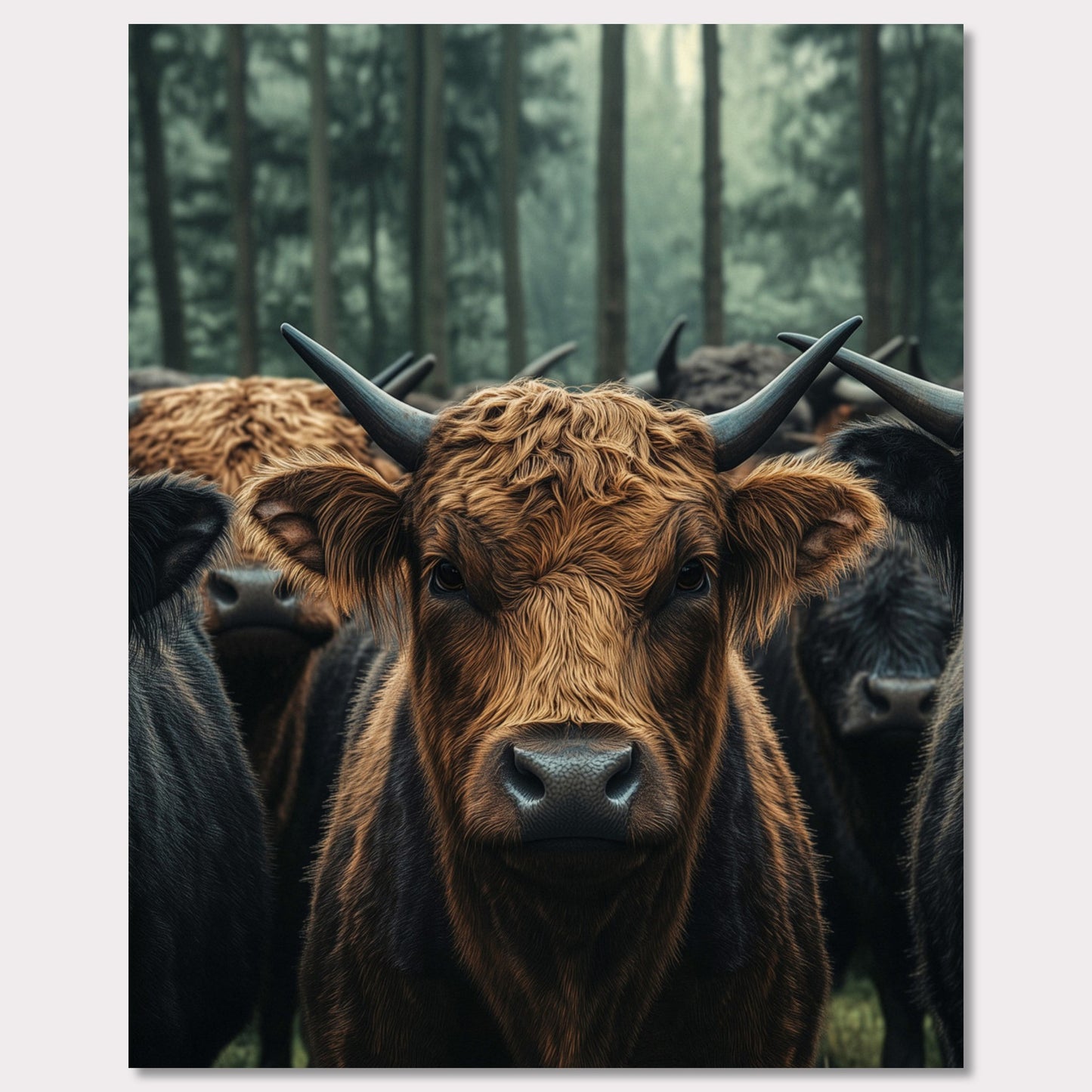 Poster titled 'Majesty Among Trees' from ArtDarts