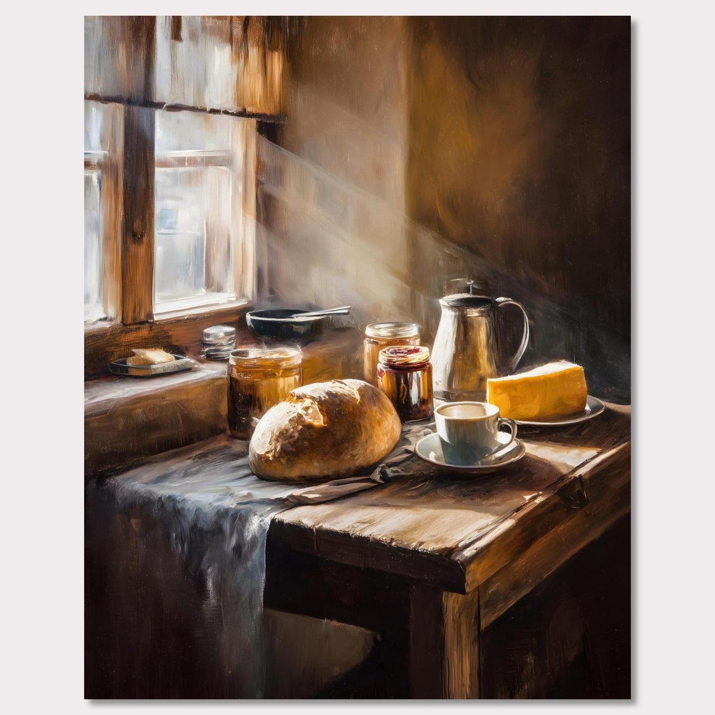 Poster titled 'Loaf and Lightbeam' from ArtDarts
