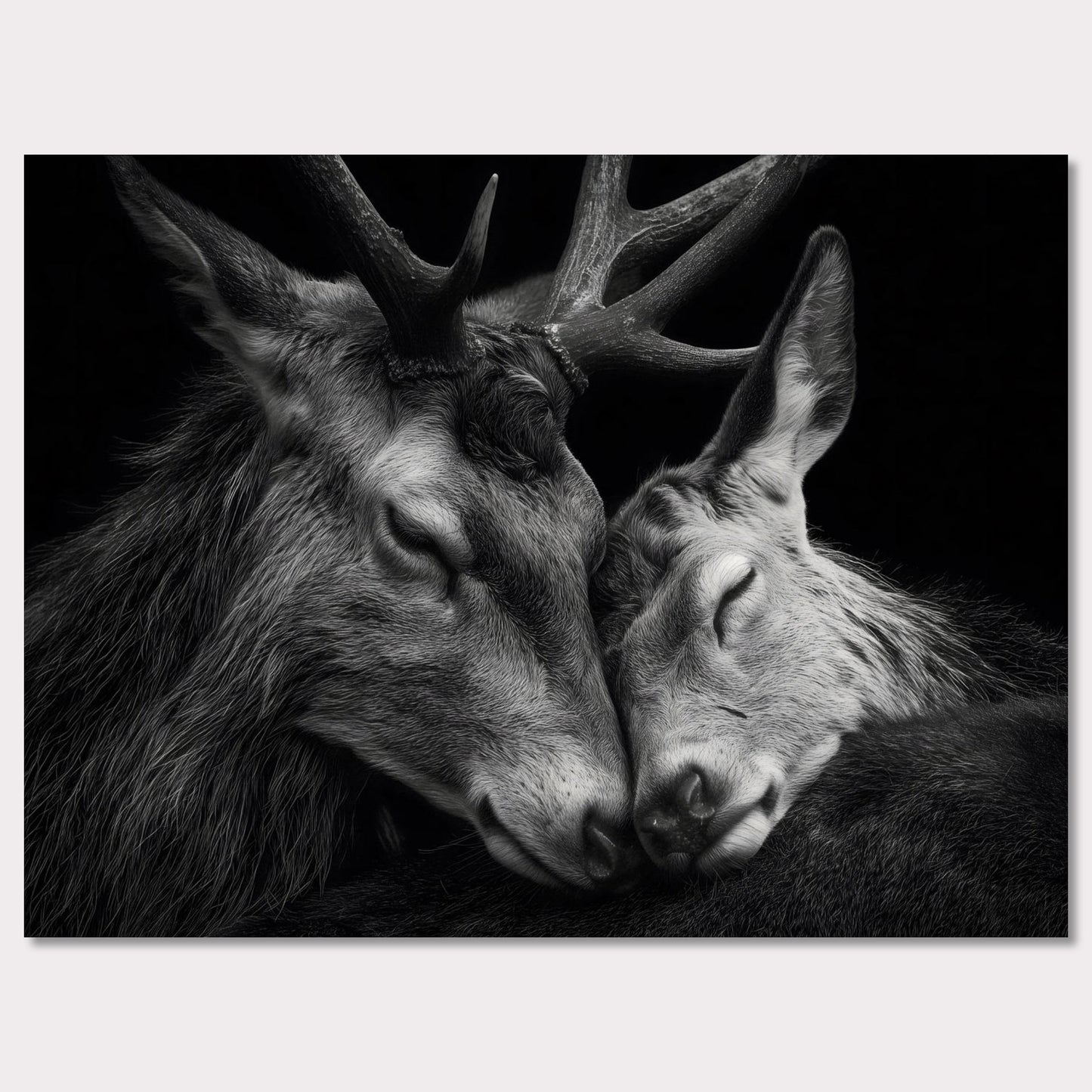 Poster titled 'The tenderness of deer' from ArtDarts