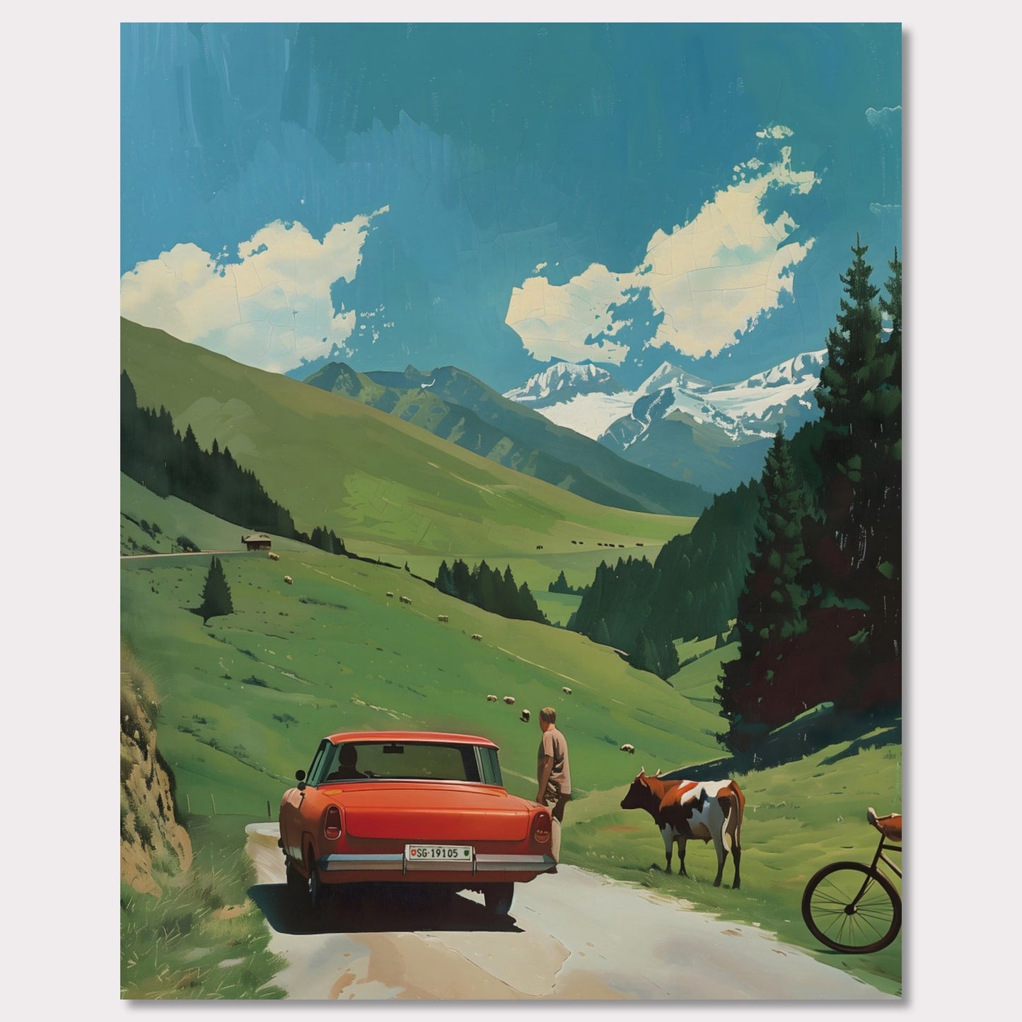 Poster titled 'Alpine Idyl' from ArtDarts