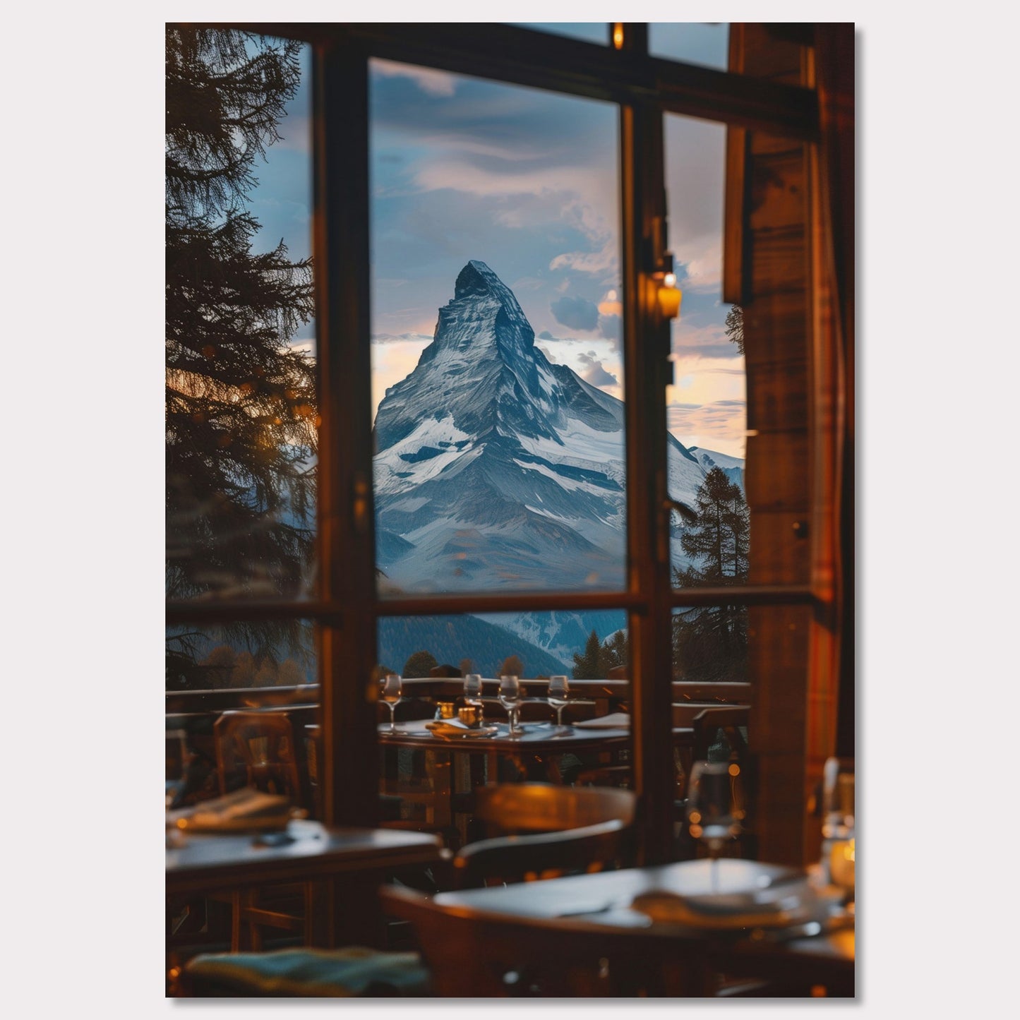 Poster titled 'Alpine Evening' from ArtDarts