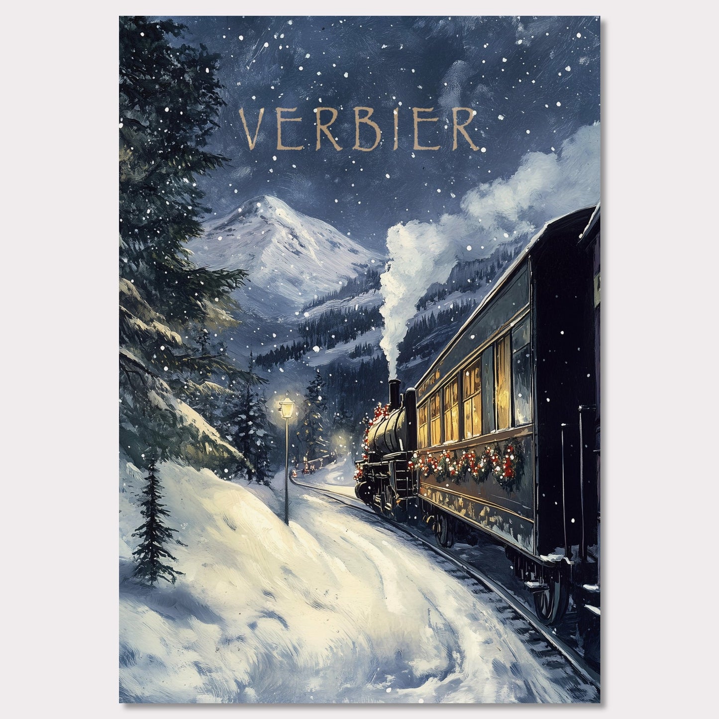 Poster titled 'Winter Journey' from ArtDarts