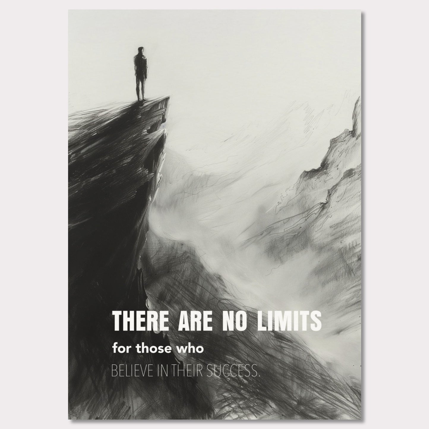 Poster titled 'There are no limits for those who believe in their success' from ArtDarts