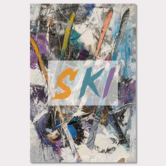 Poster titled 'Skiing Impressions' from ArtDarts