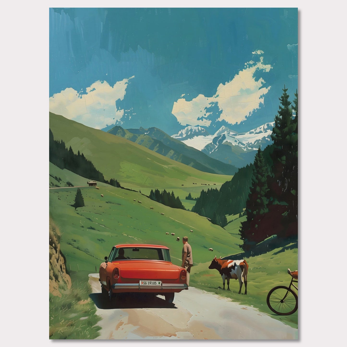 Poster titled 'Alpine Idyl' from ArtDarts