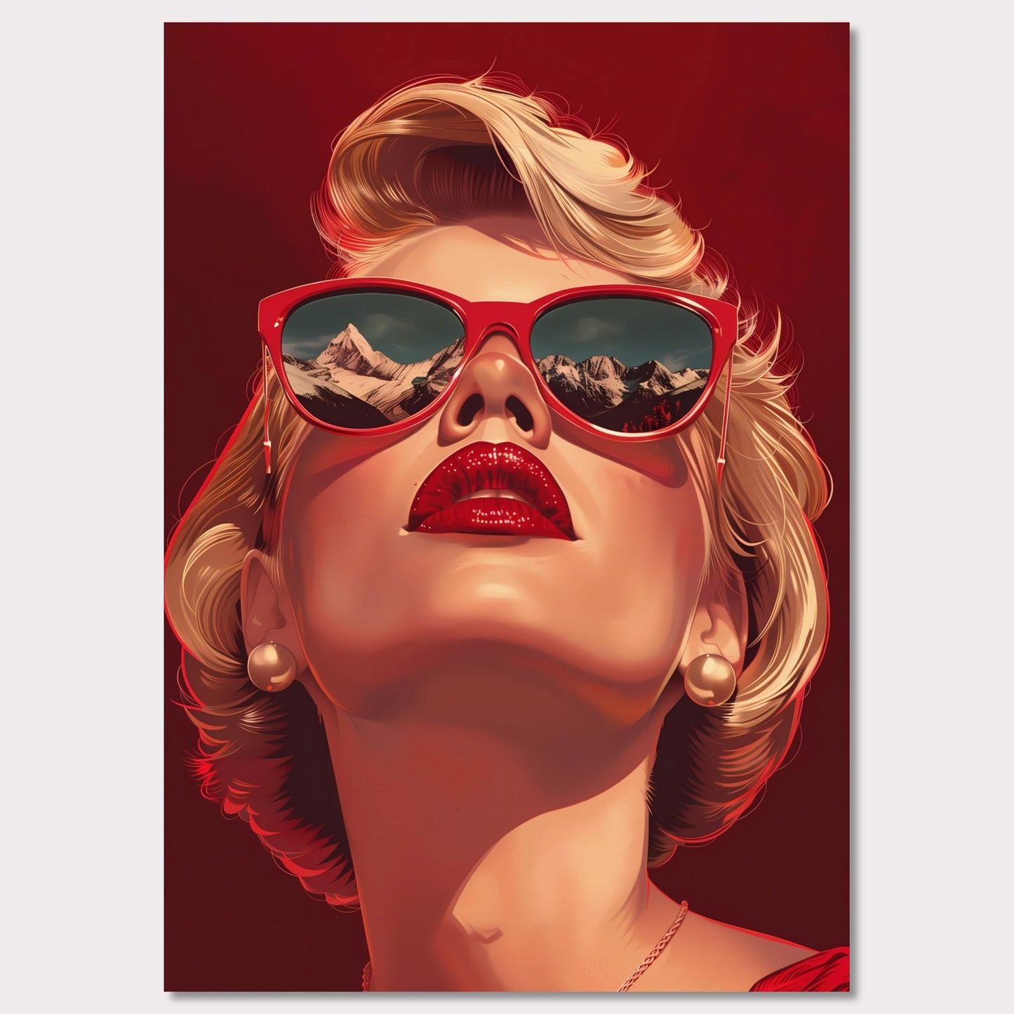 Poster titled 'Alpine Glamour' from ArtDarts