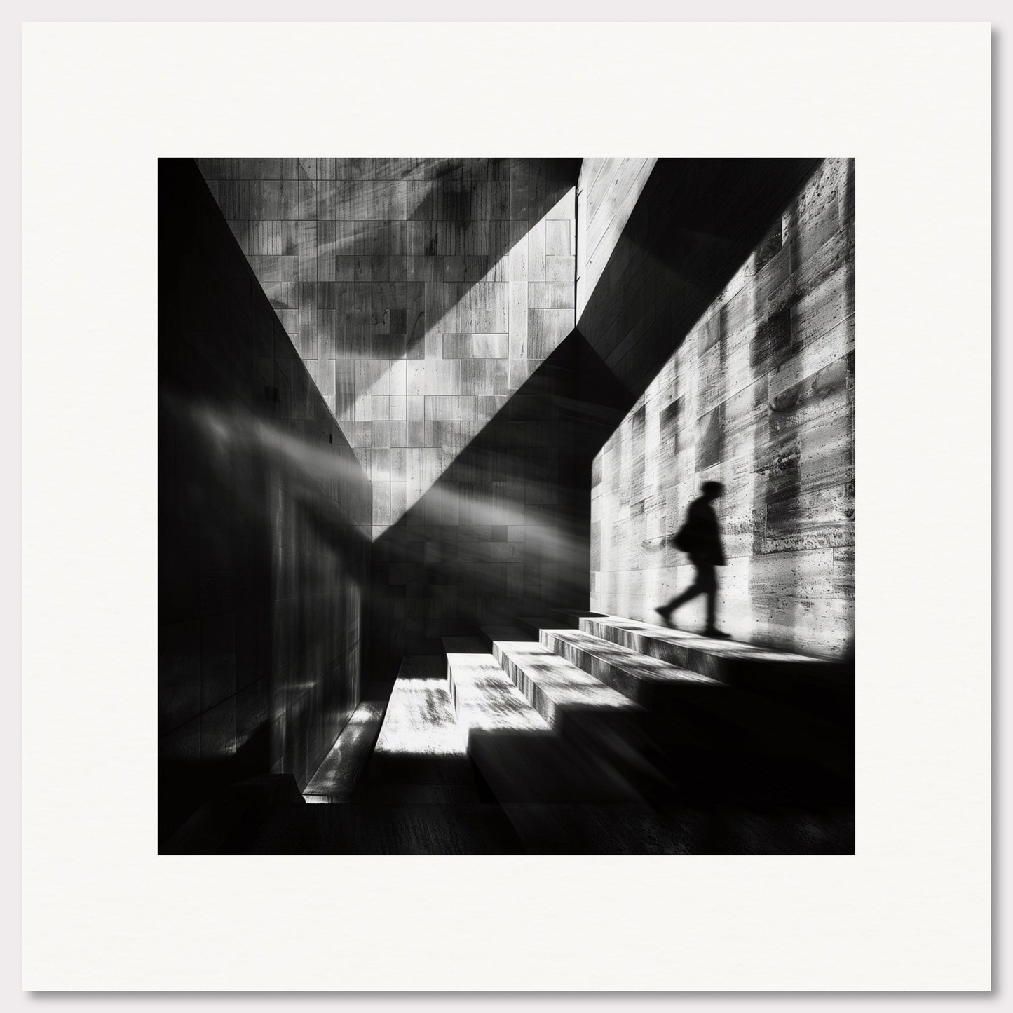 Poster titled 'Stairway of Shadows' from ArtDarts