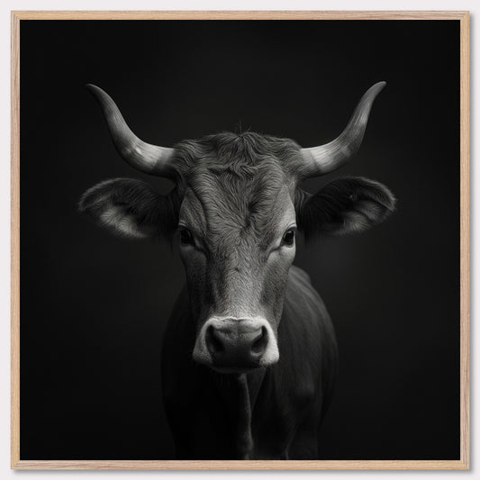 Poster titled 'The charisma of a cow Poster' from ArtDarts