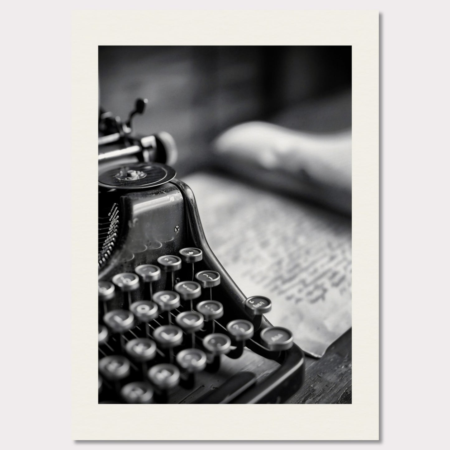 Poster titled 'Written Echoes' from ArtDarts