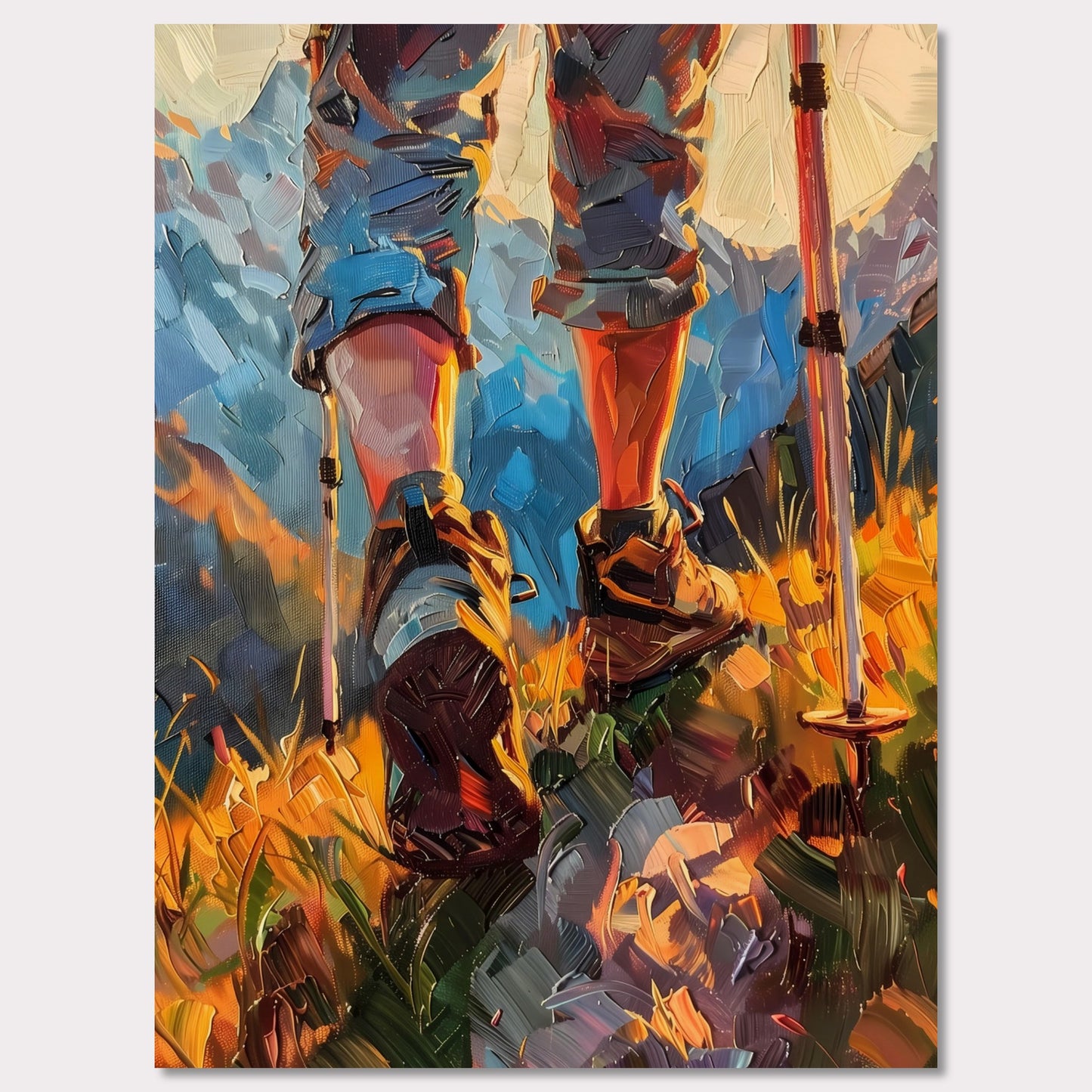 Poster titled 'The Traveler’s Path' from ArtDarts