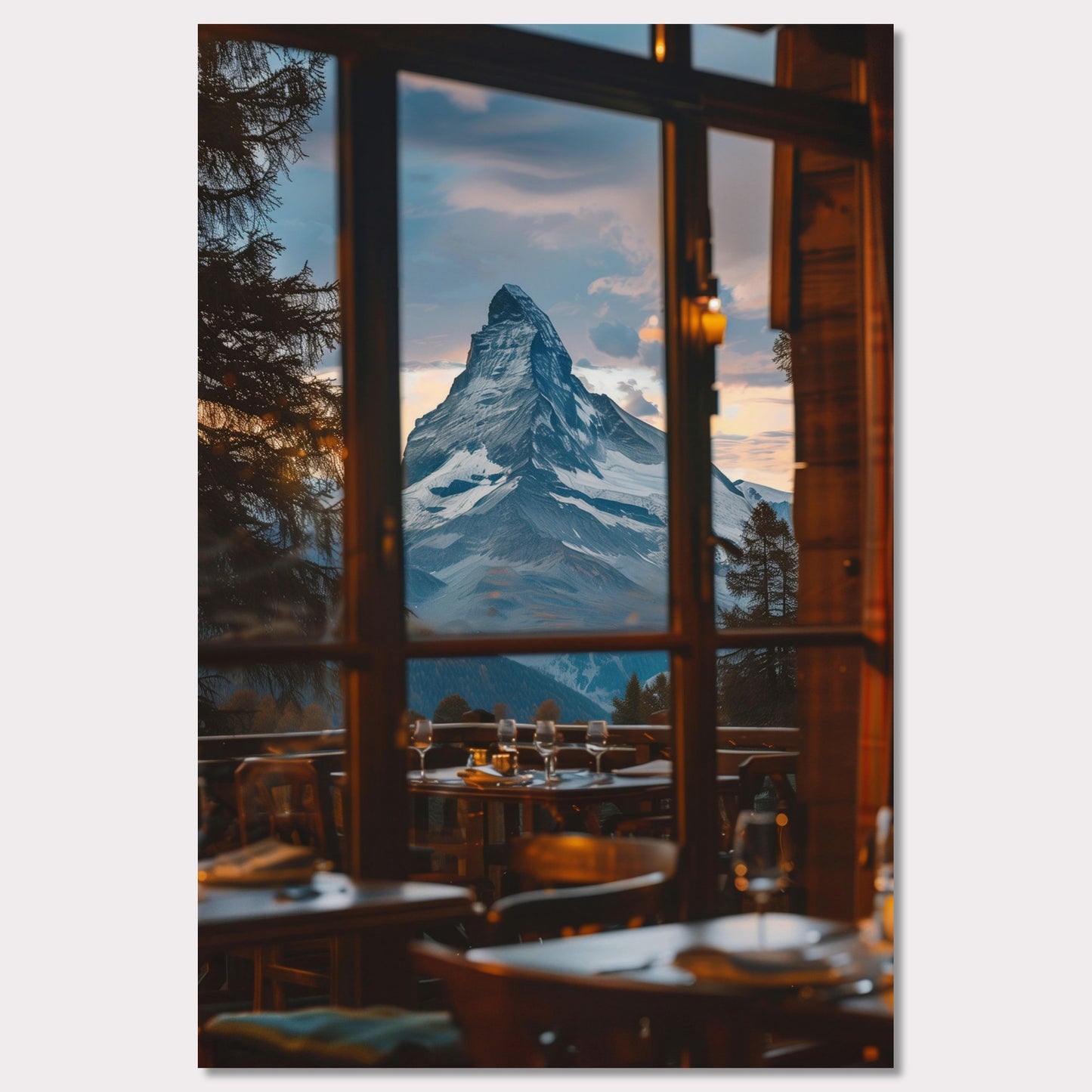 Poster titled 'Alpine Evening' from ArtDarts