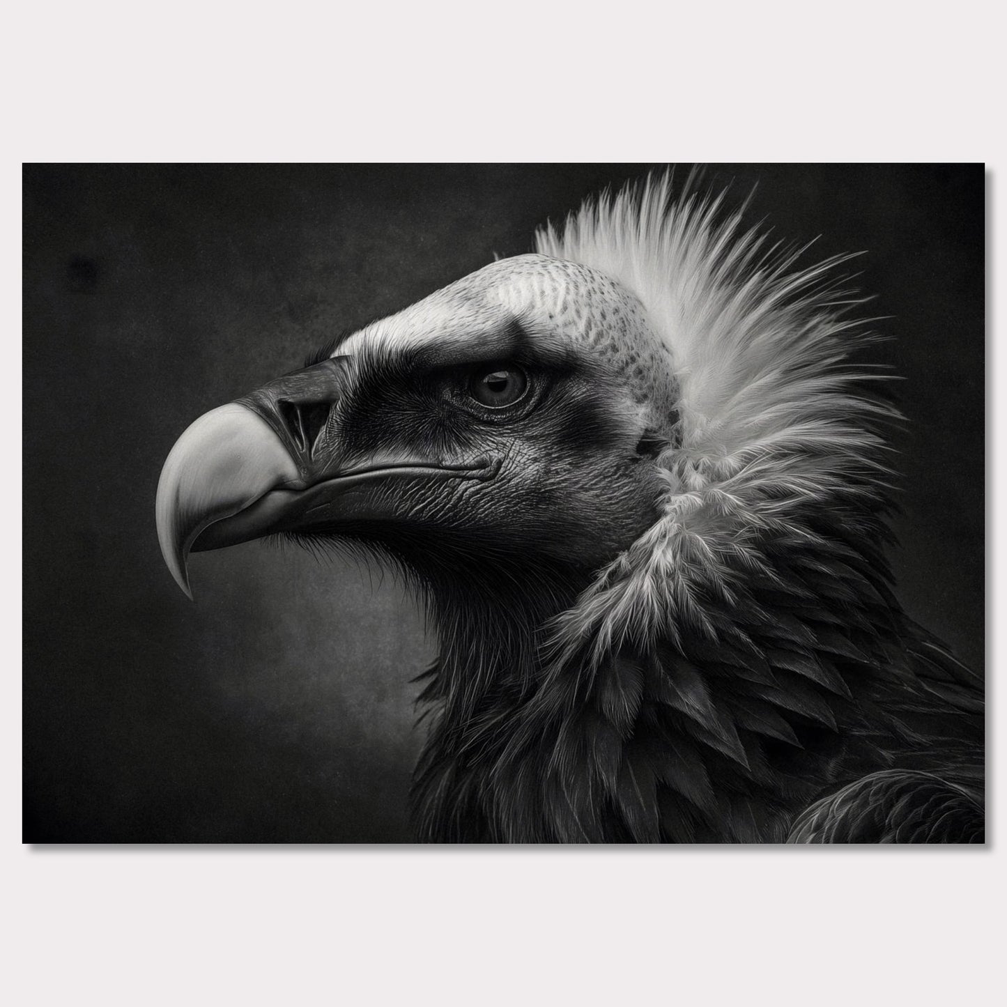 Poster titled 'The gaze of a vulture' from ArtDarts