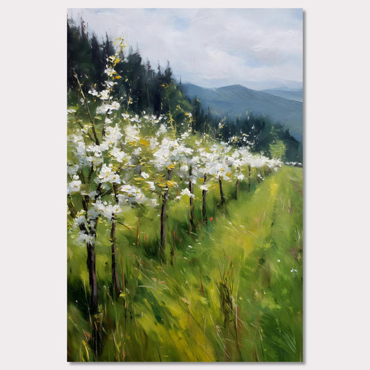 Poster titled 'Alps Blossom' from ArtDarts