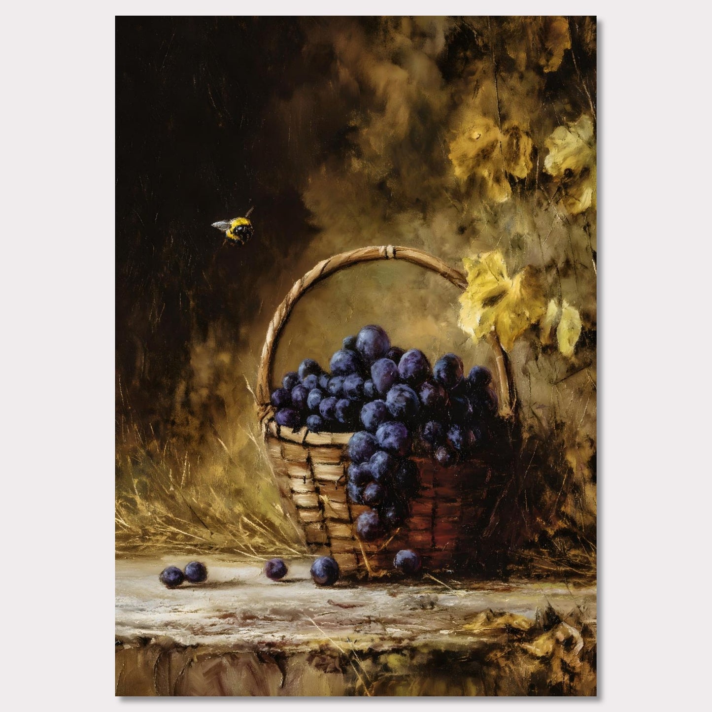 Poster titled 'Alps Gilded Harvest' from ArtDarts