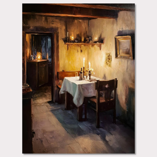 Poster titled 'Alps Candlelight' from ArtDarts