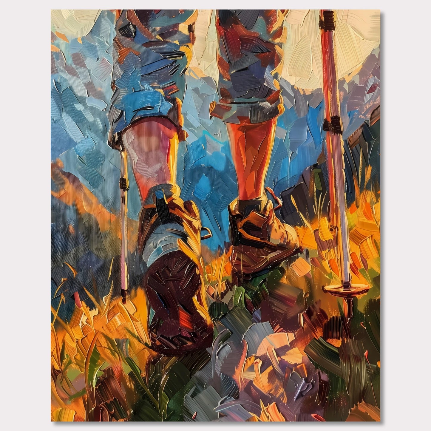 Poster titled 'The Traveler’s Path' from ArtDarts