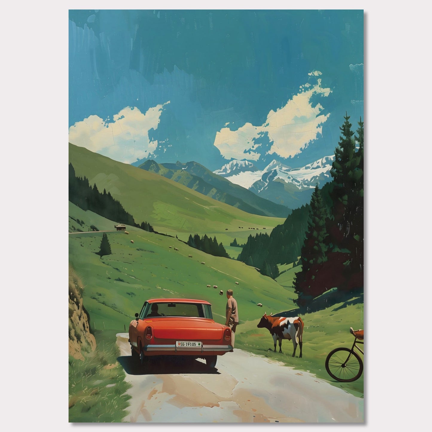 Poster titled 'Alpine Idyl' from ArtDarts
