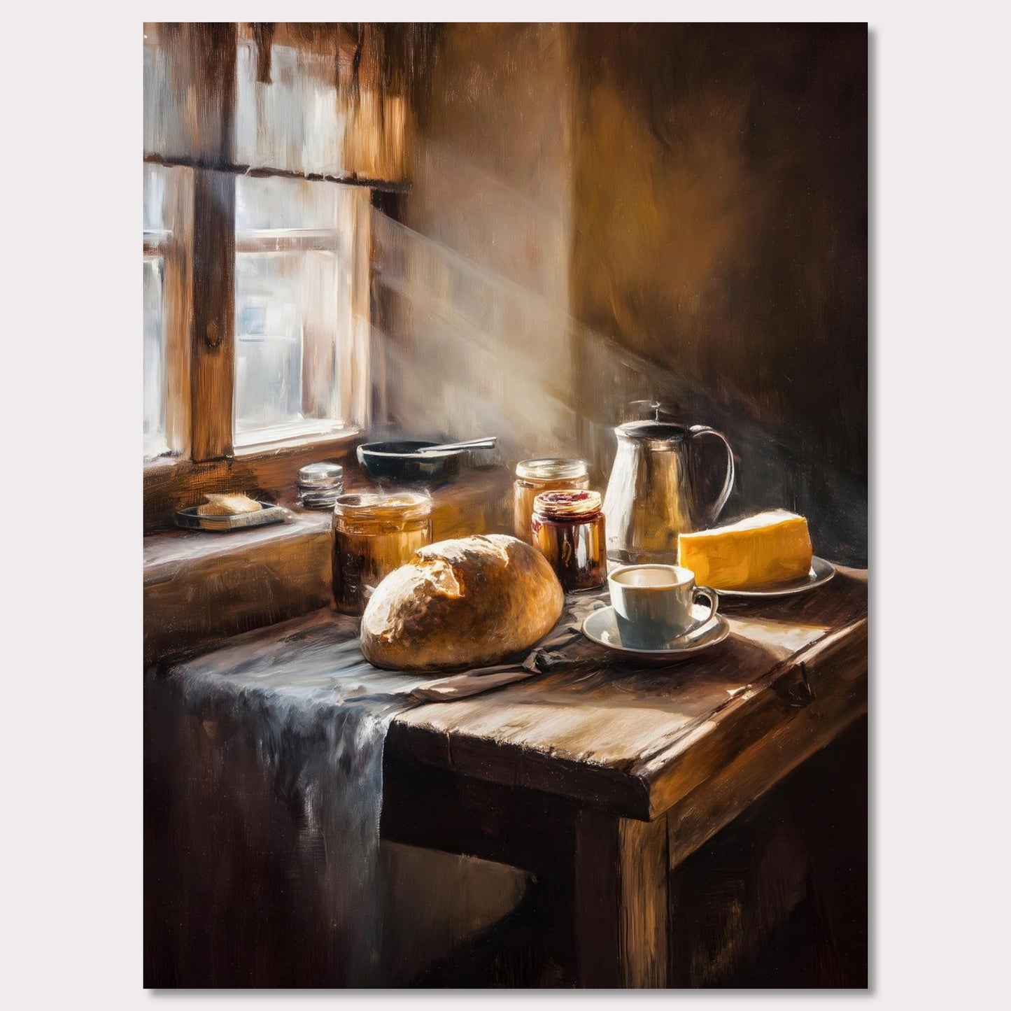 Poster titled 'Loaf and Lightbeam' from ArtDarts