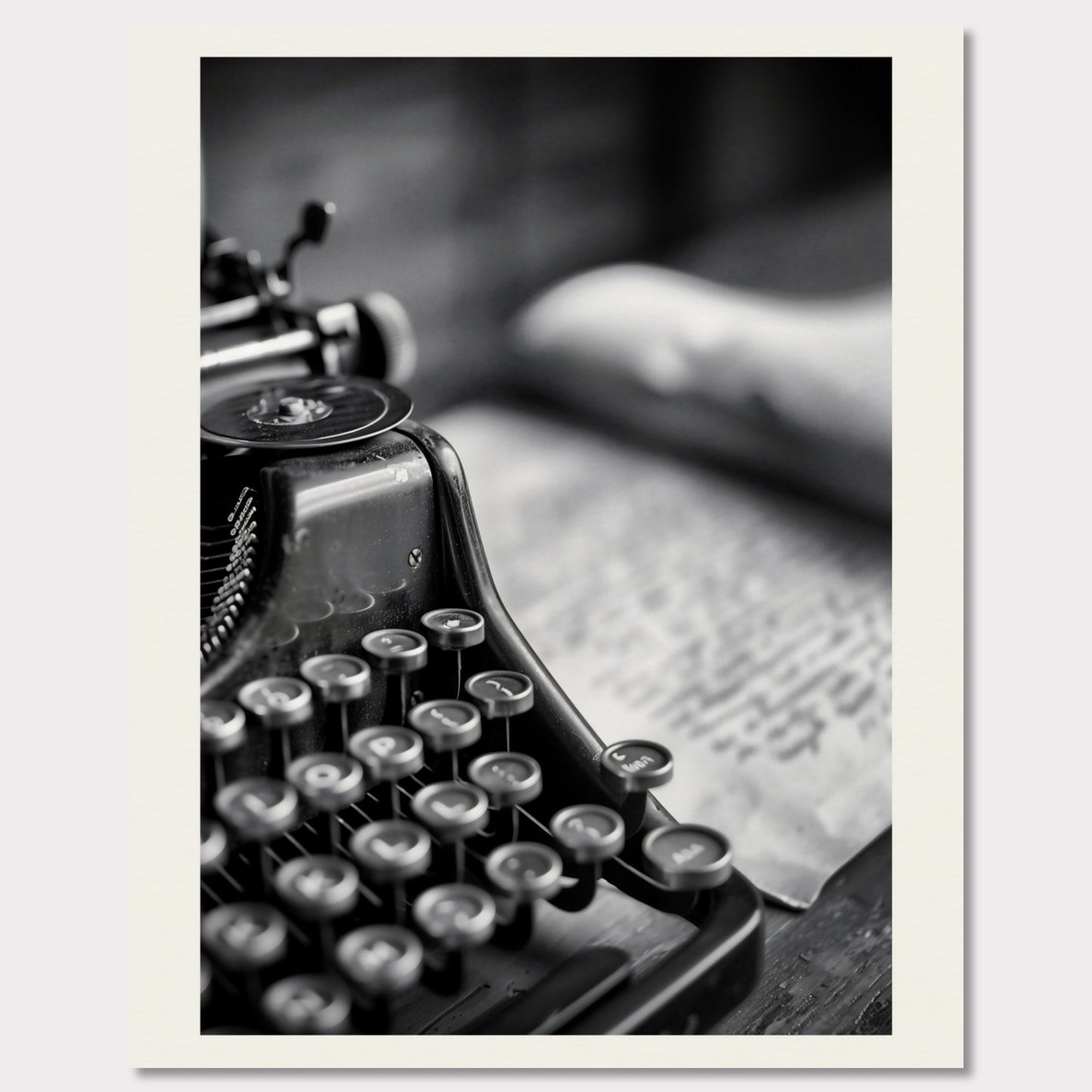 Poster titled 'Written Echoes' from ArtDarts