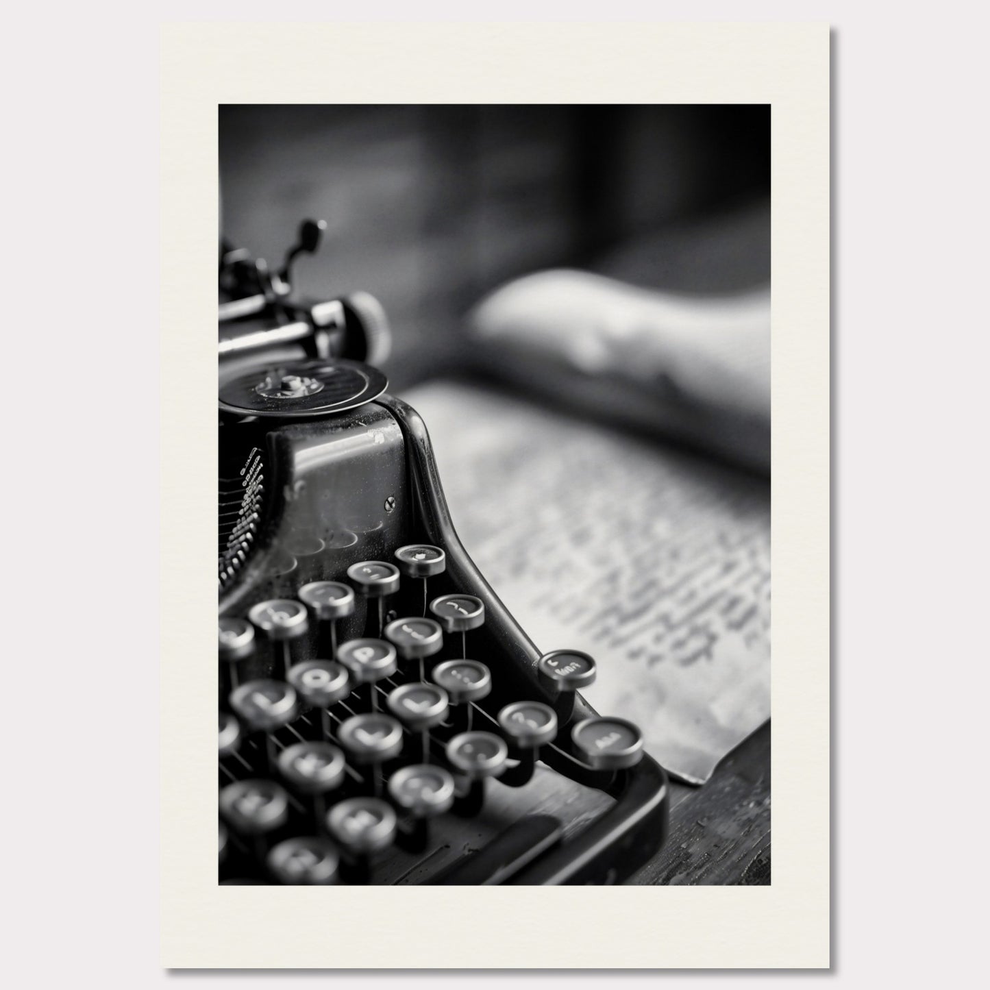 Poster titled 'Written Echoes' from ArtDarts