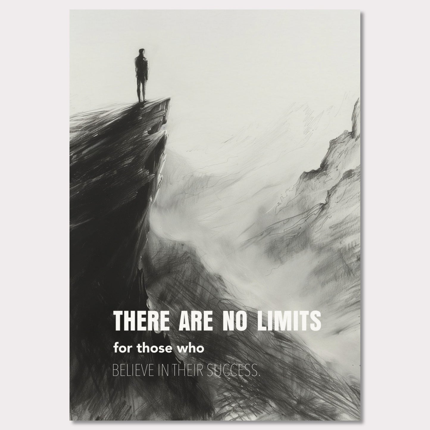 Poster titled 'There are no limits for those who believe in their success' from ArtDarts