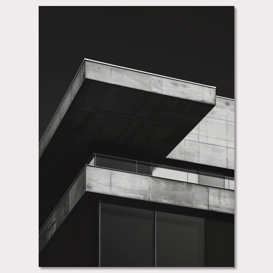 Poster titled 'Concrete Silence' from ArtDarts