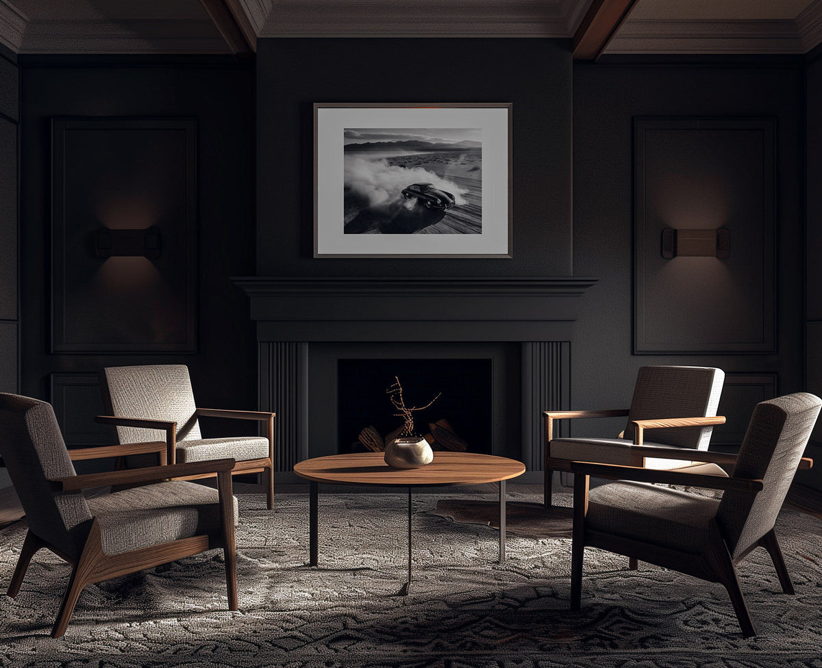 The History of Art in Posters: From Classic to Contemporary - modern interior with art poster