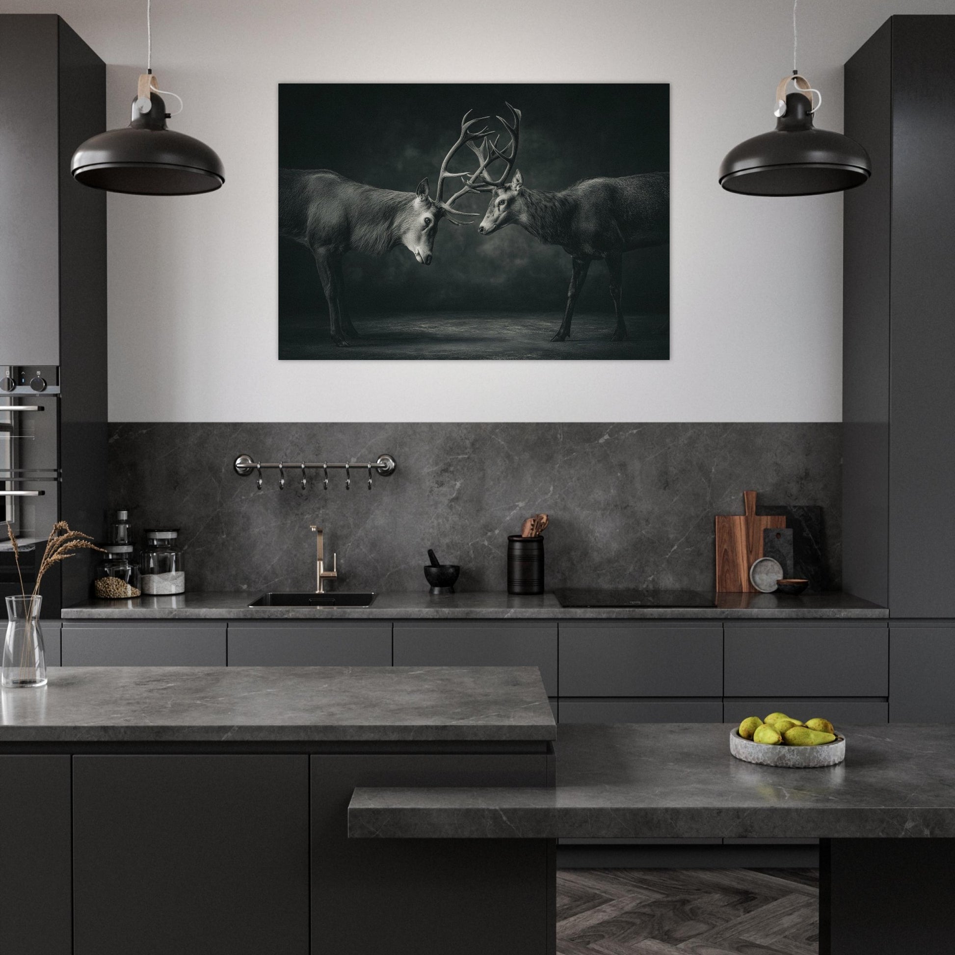 Poster titled 'The ritual of stags' from ArtDarts