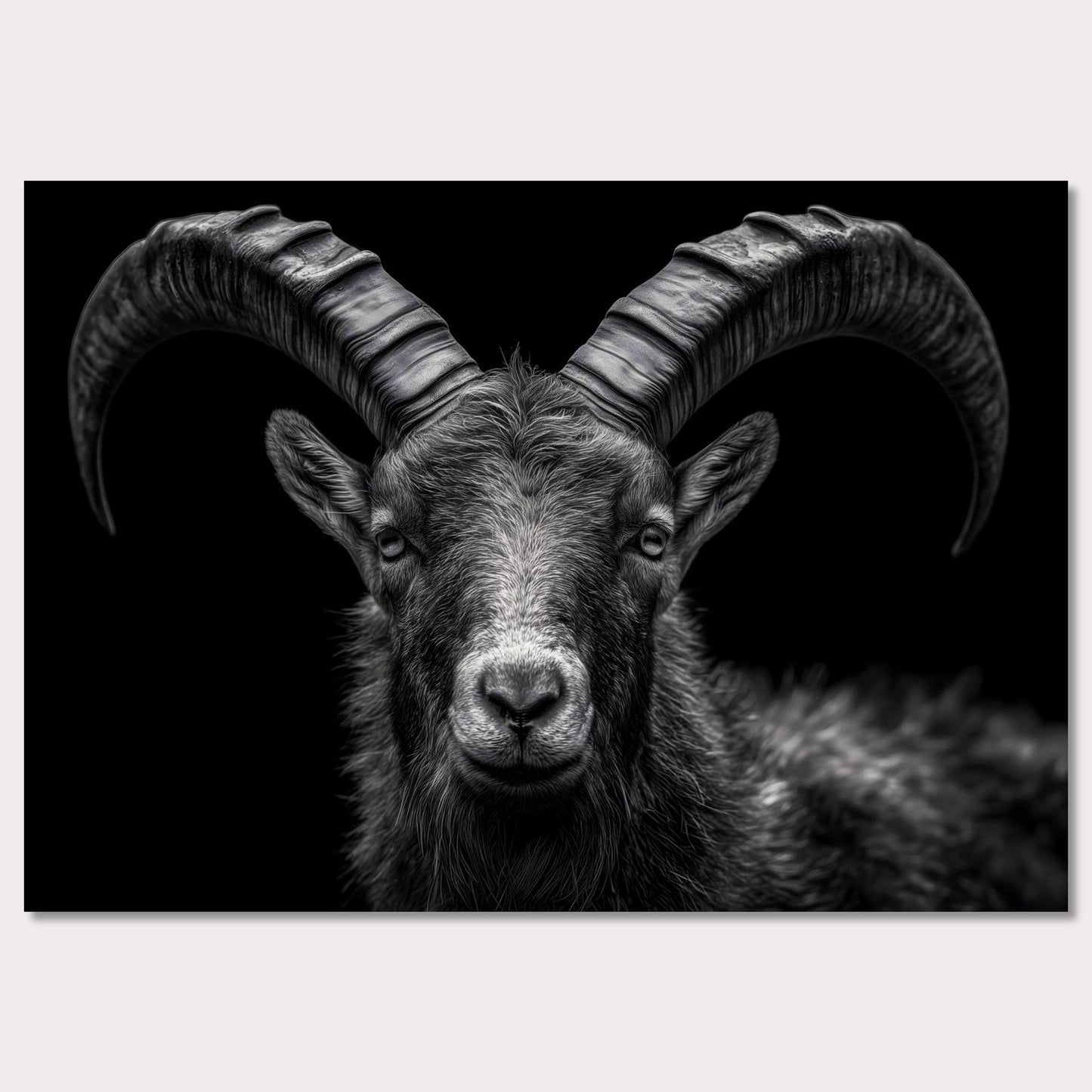Poster titled 'The pride of an alpine ibex' from ArtDarts