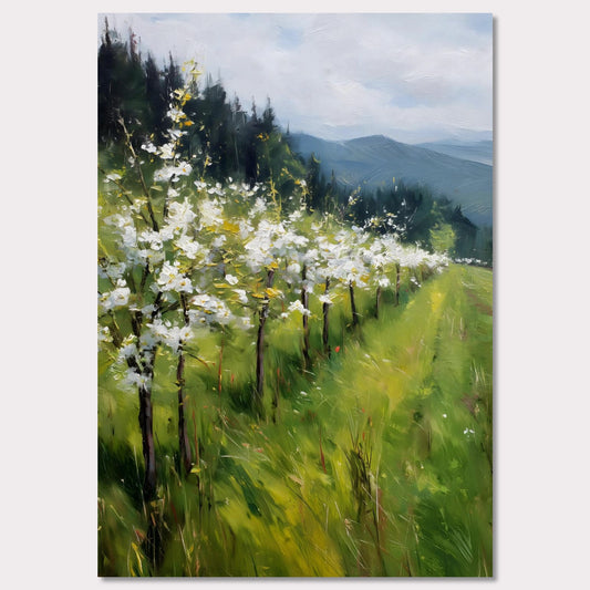 Poster titled 'Alps Blossom' from ArtDarts