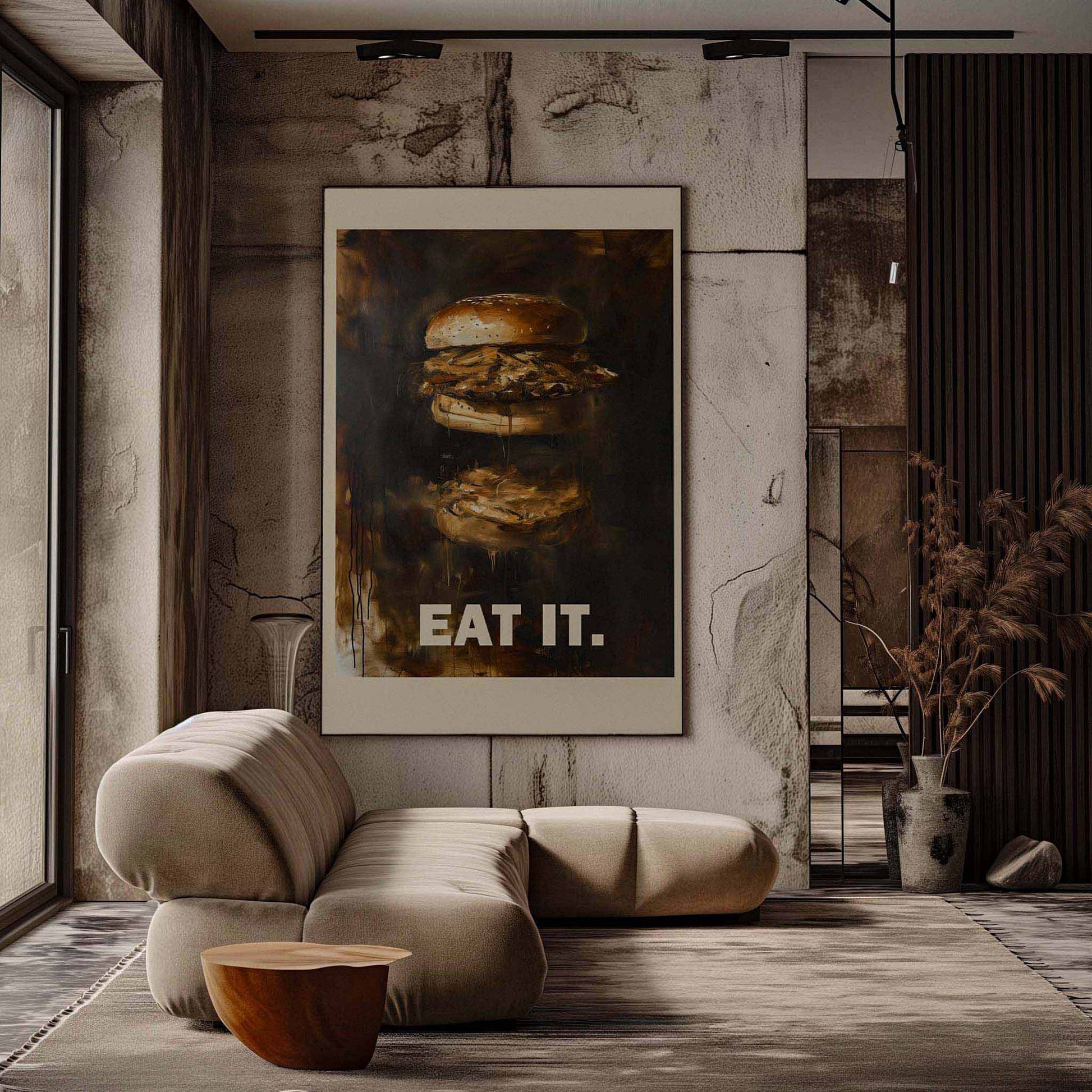 The most delicious burger Poster - ArtDarts poster