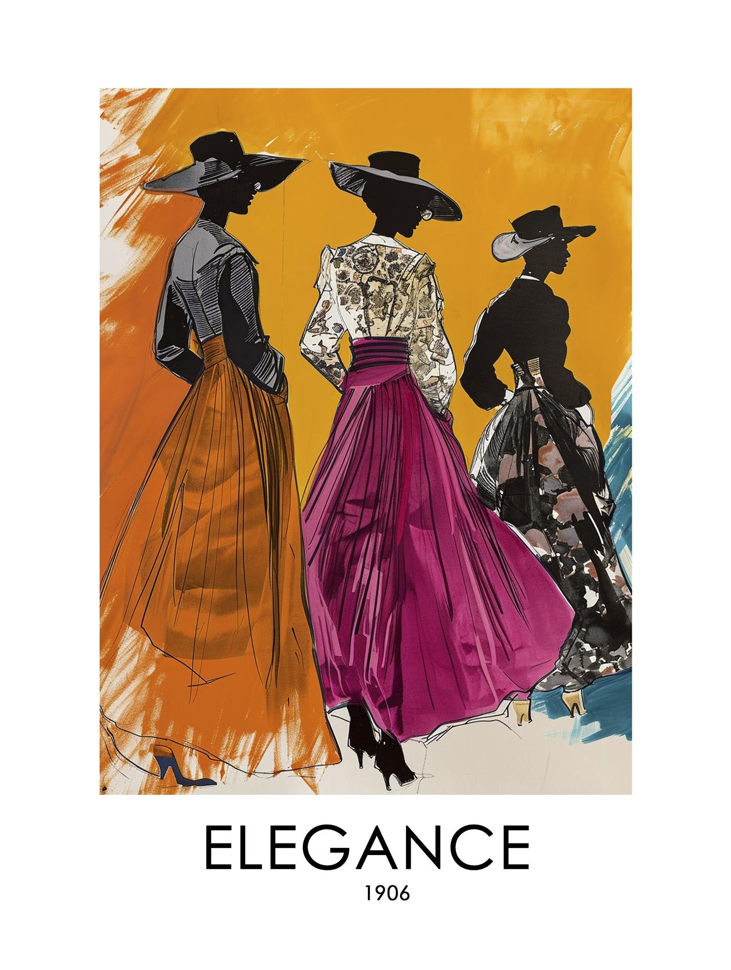 Elegant Women Poster - ArtDarts poster