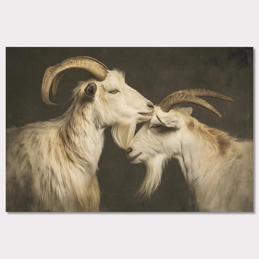 Poster titled 'The affection of goats' from ArtDarts