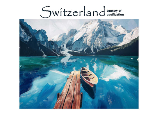 Peace in Switzerland Poster - ArtDarts poster