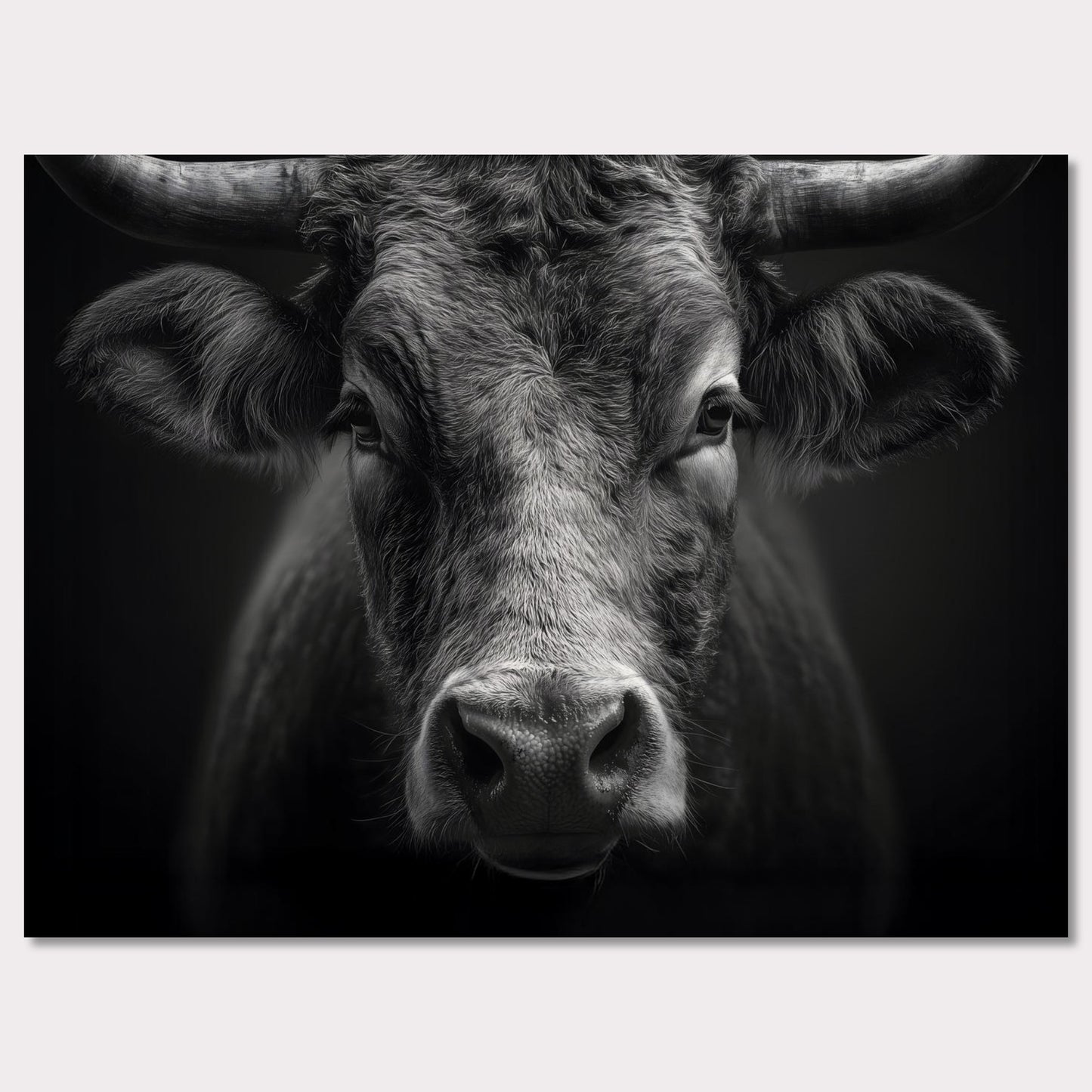 Poster titled 'The presence of a bull' from ArtDarts