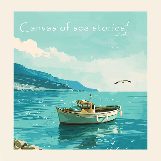 Sea stories Poster - ArtDarts poster