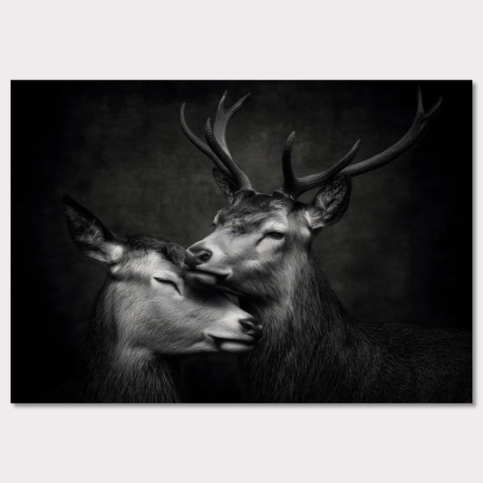 Poster titled 'The grace between deer' from ArtDarts