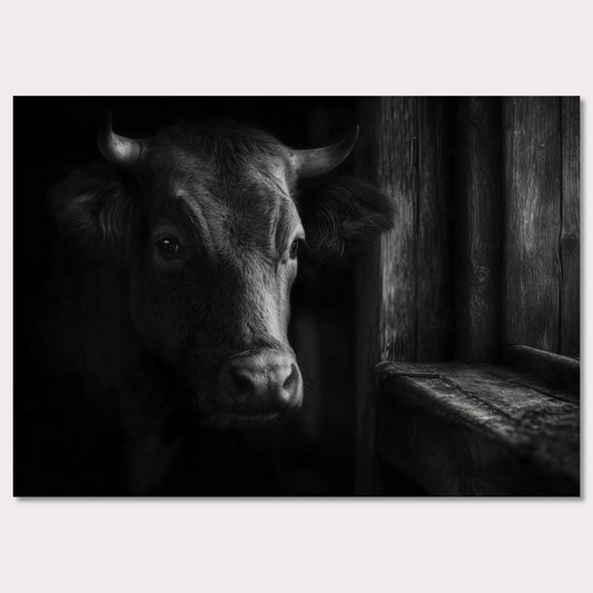 Poster titled 'The silence of a cow' from ArtDarts