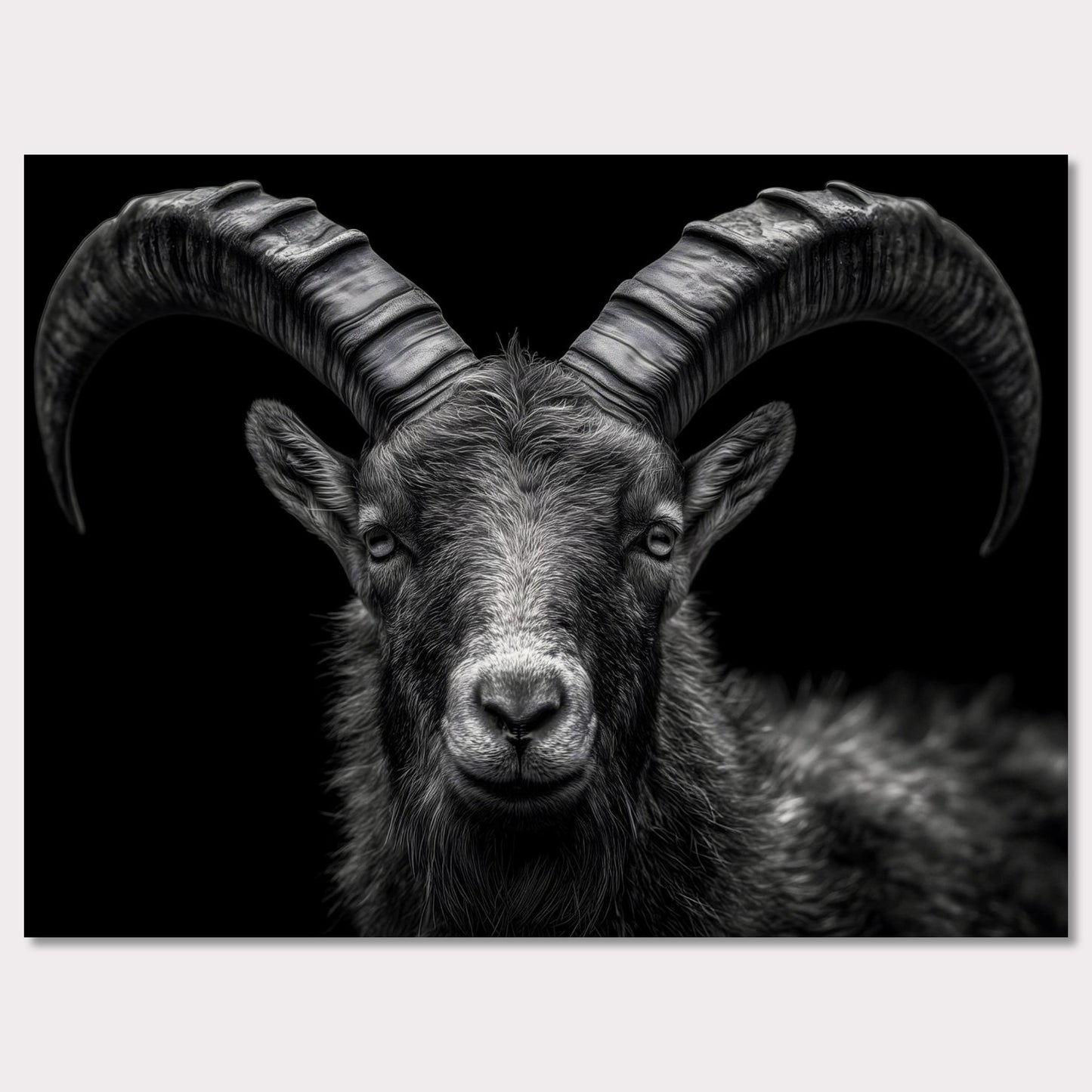 Poster titled 'The pride of an alpine ibex' from ArtDarts