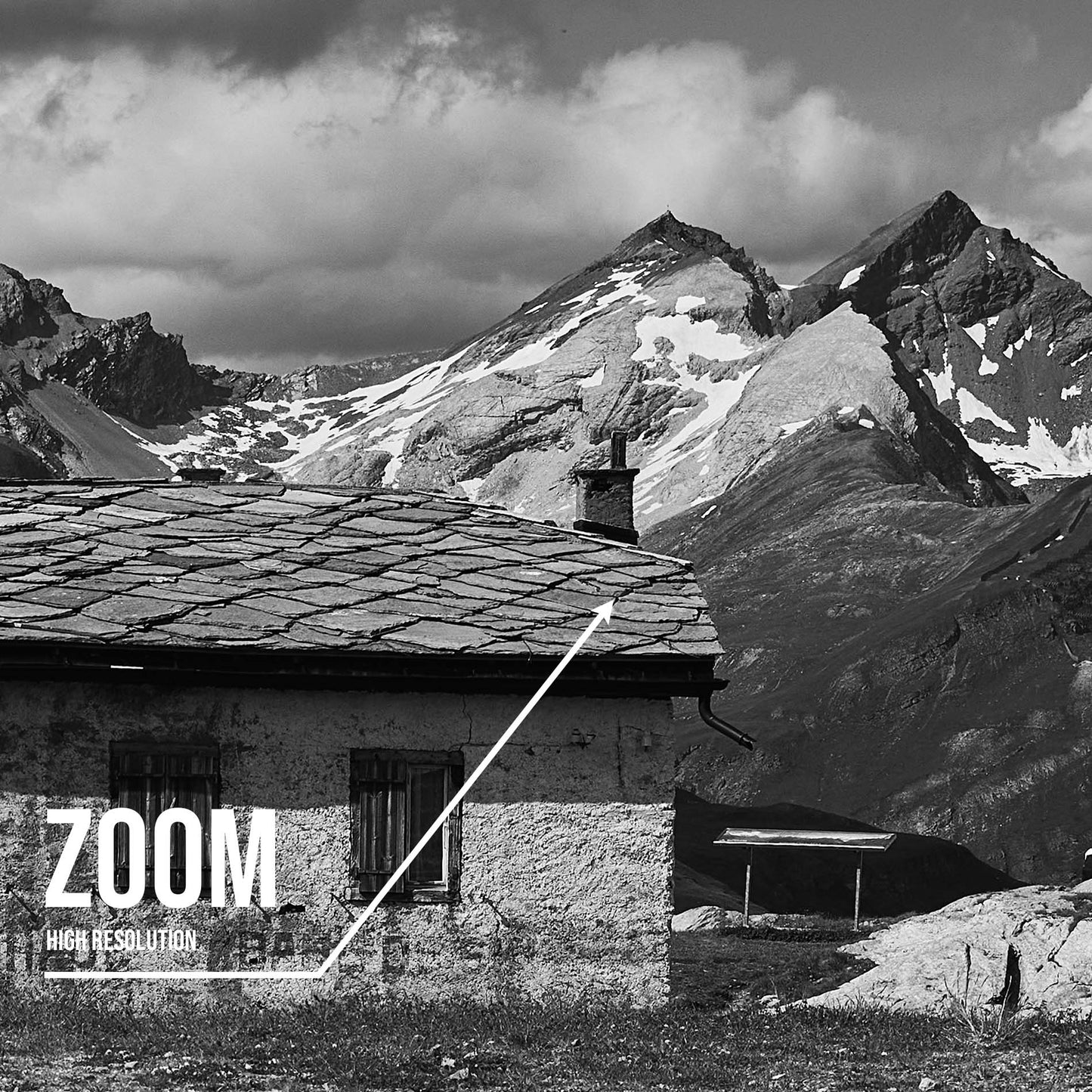 Matterhorn, Zermatt - Foto im Rahmen