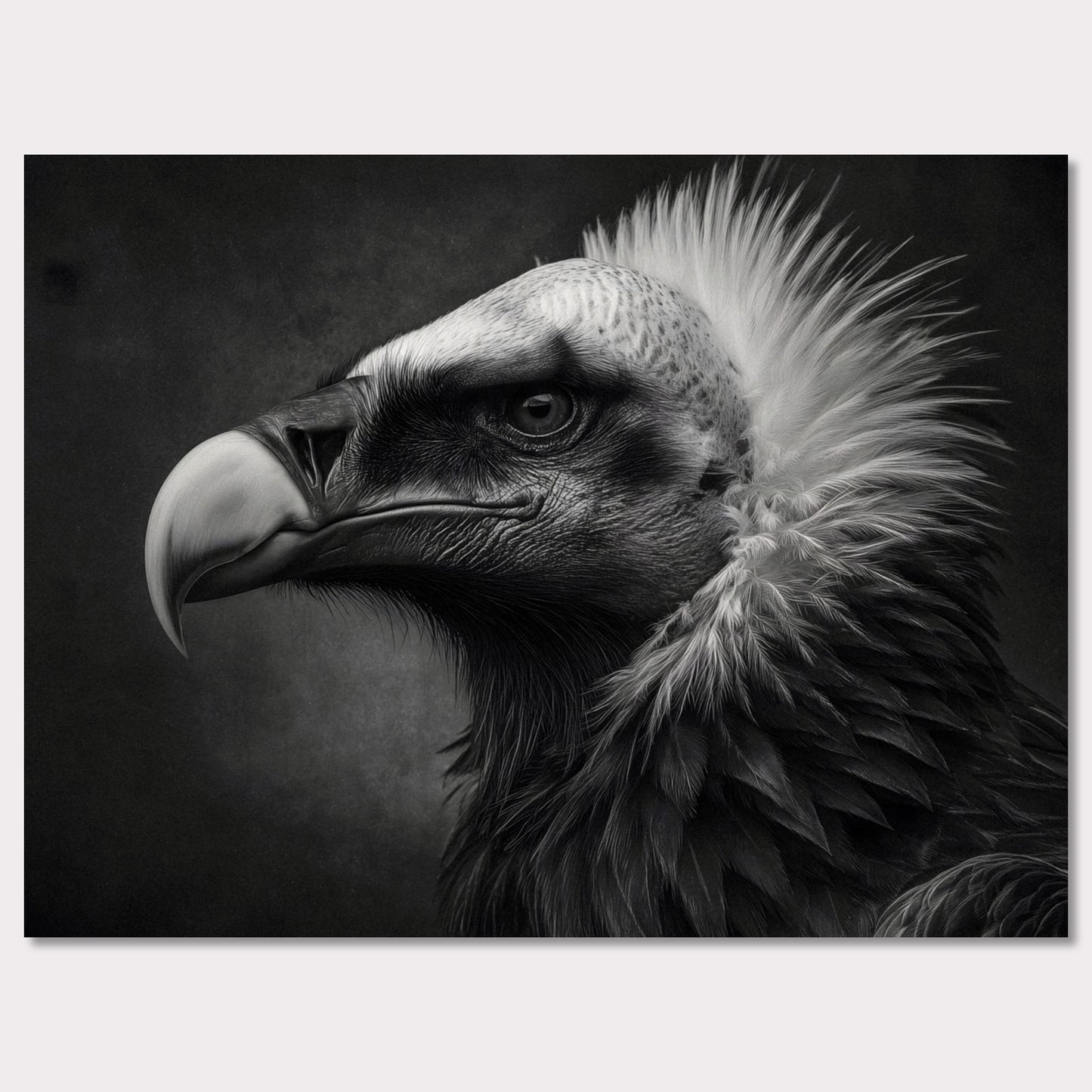 Poster titled 'The gaze of a vulture' from ArtDarts