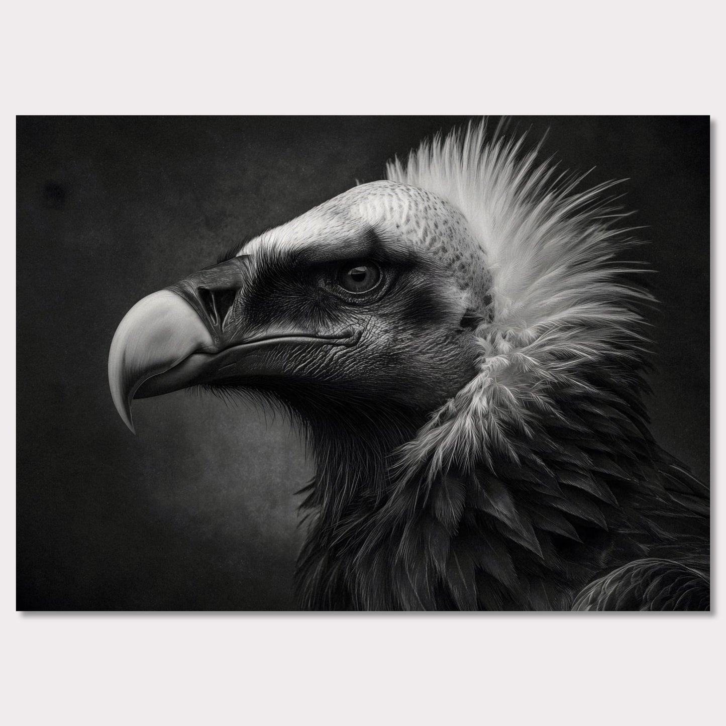 Poster titled 'The gaze of a vulture' from ArtDarts